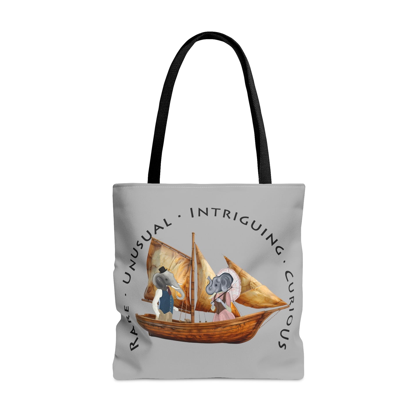 The Curio Trunk Ethan and Eloise Sailors Tote Bag Grey