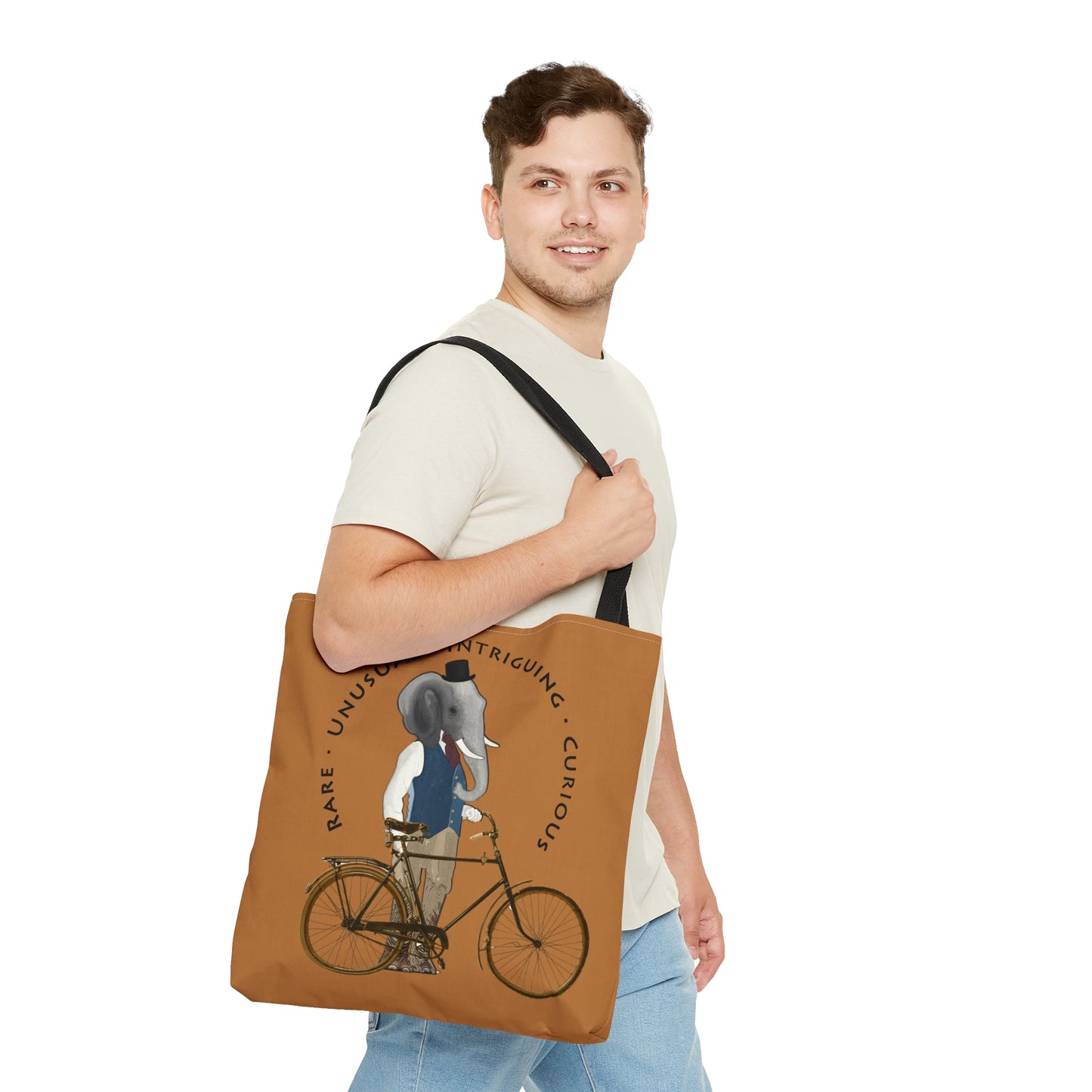 The Curio Trunk Ethan Bikers Tote Bag Brown