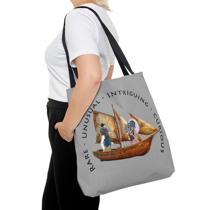 The Curio Trunk Ethan and Eloise Sailors Tote Bag Grey