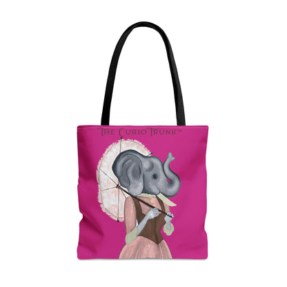 The Curio Trunk Eloise & Ethan Double Sided Tote Bag Pink