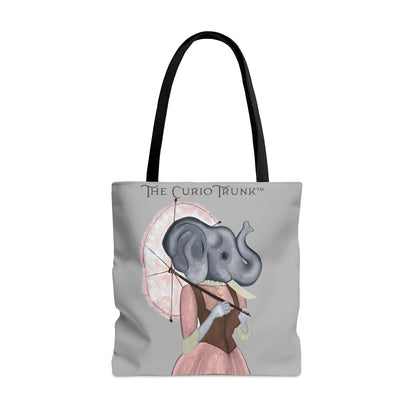 The Curio Trunk Eloise & Ethan Double Sided Tote Bag Grey