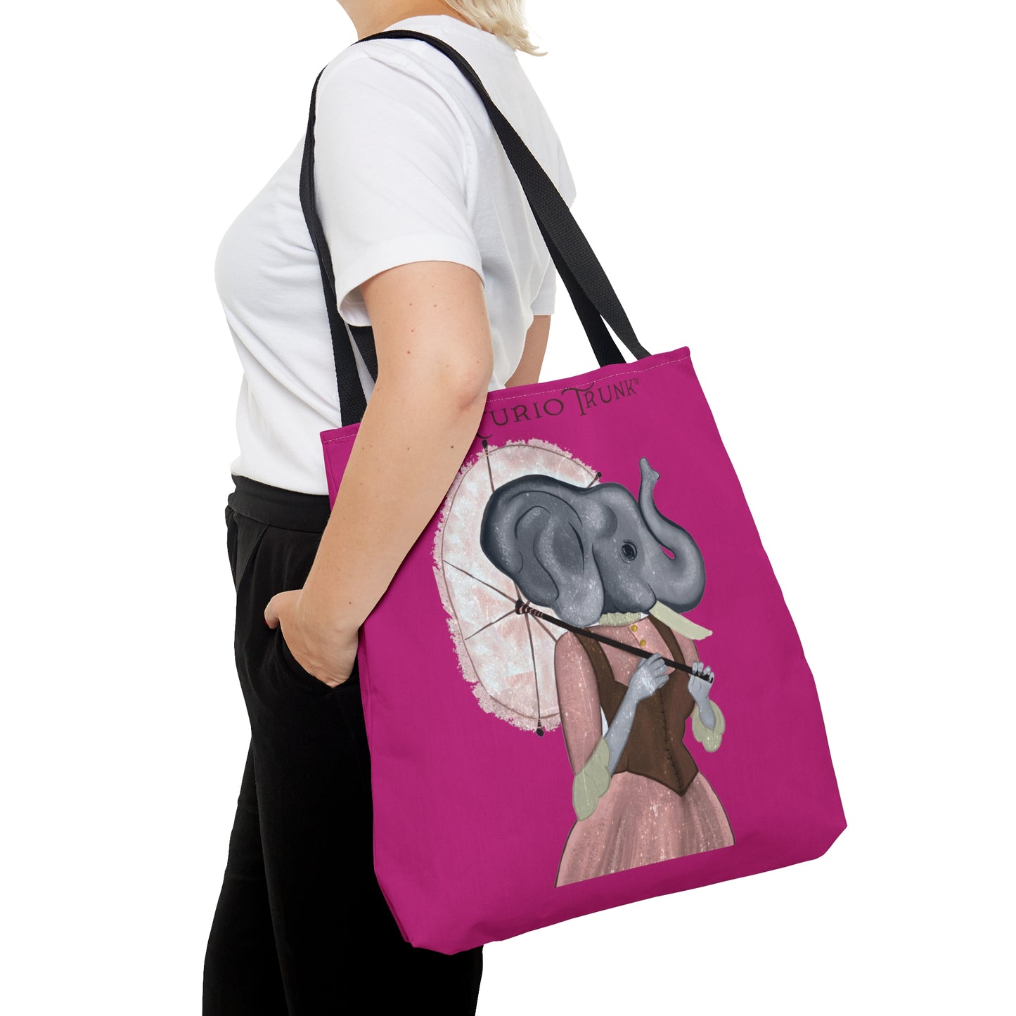 The Curio Trunk Eloise & Ethan Double Sided Tote Bag Pink