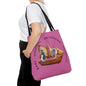 The Curio Trunk Ethan and Eloise Sailors Tote Bag Pink