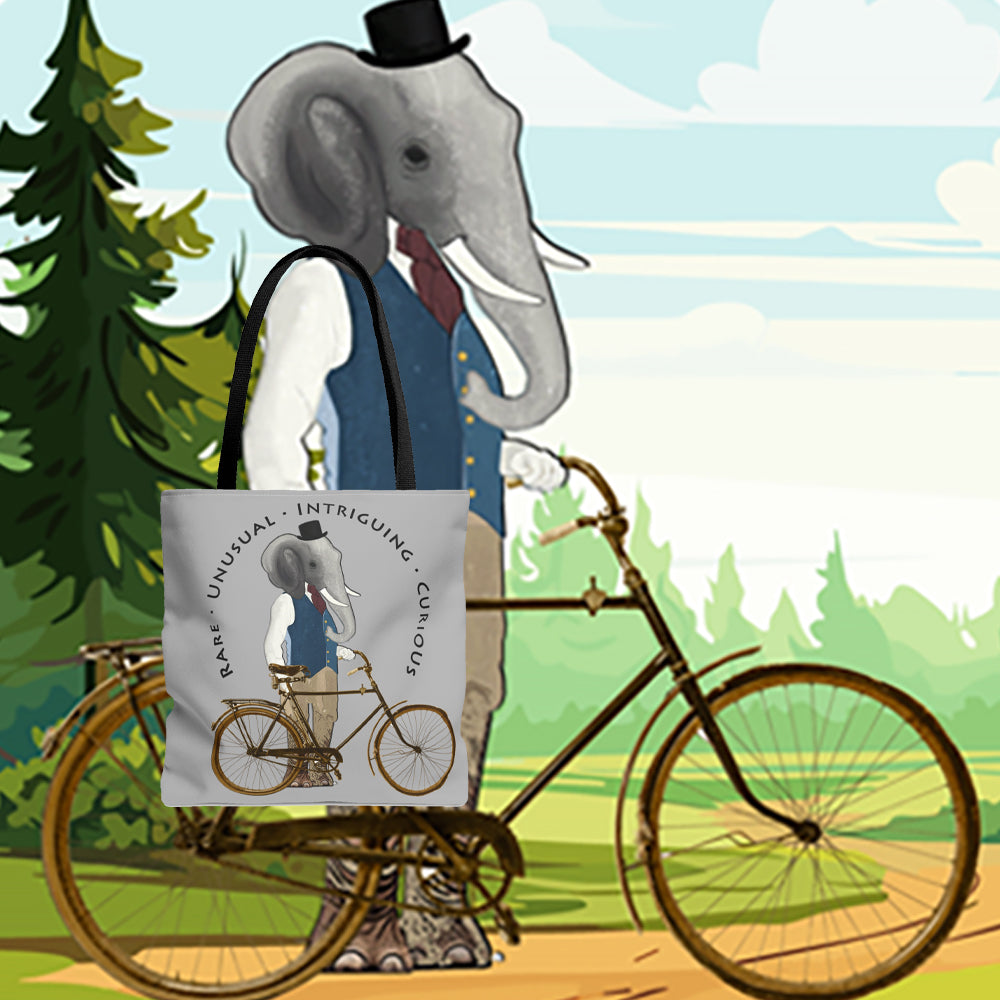 The Curio Trunk Ethan Bikers Tote Bag Grey