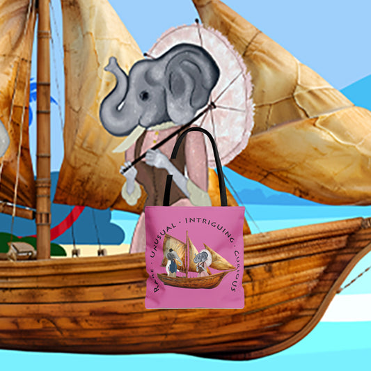 The Curio Trunk Ethan and Eloise Sailors Tote Bag Pink