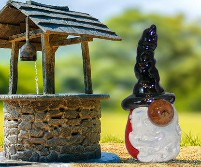 The Curio Trunk Hand Blown Glass Gnomes