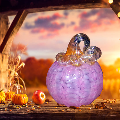 The Curio Trunk Hand Blown Glass Pumpkins