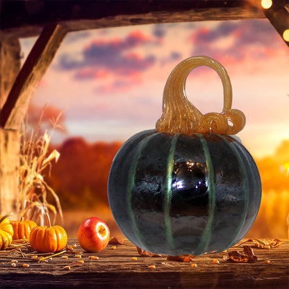 The Curio Trunk Hand Blown Glass Pumpkins