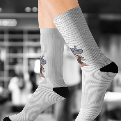 Eloise Sublimation Crew Socks