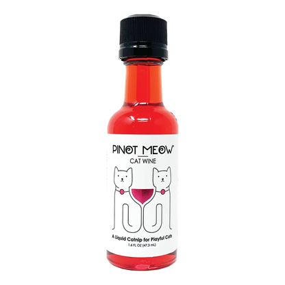 Pinot Meow Cat Wine 1.7oz Bottle