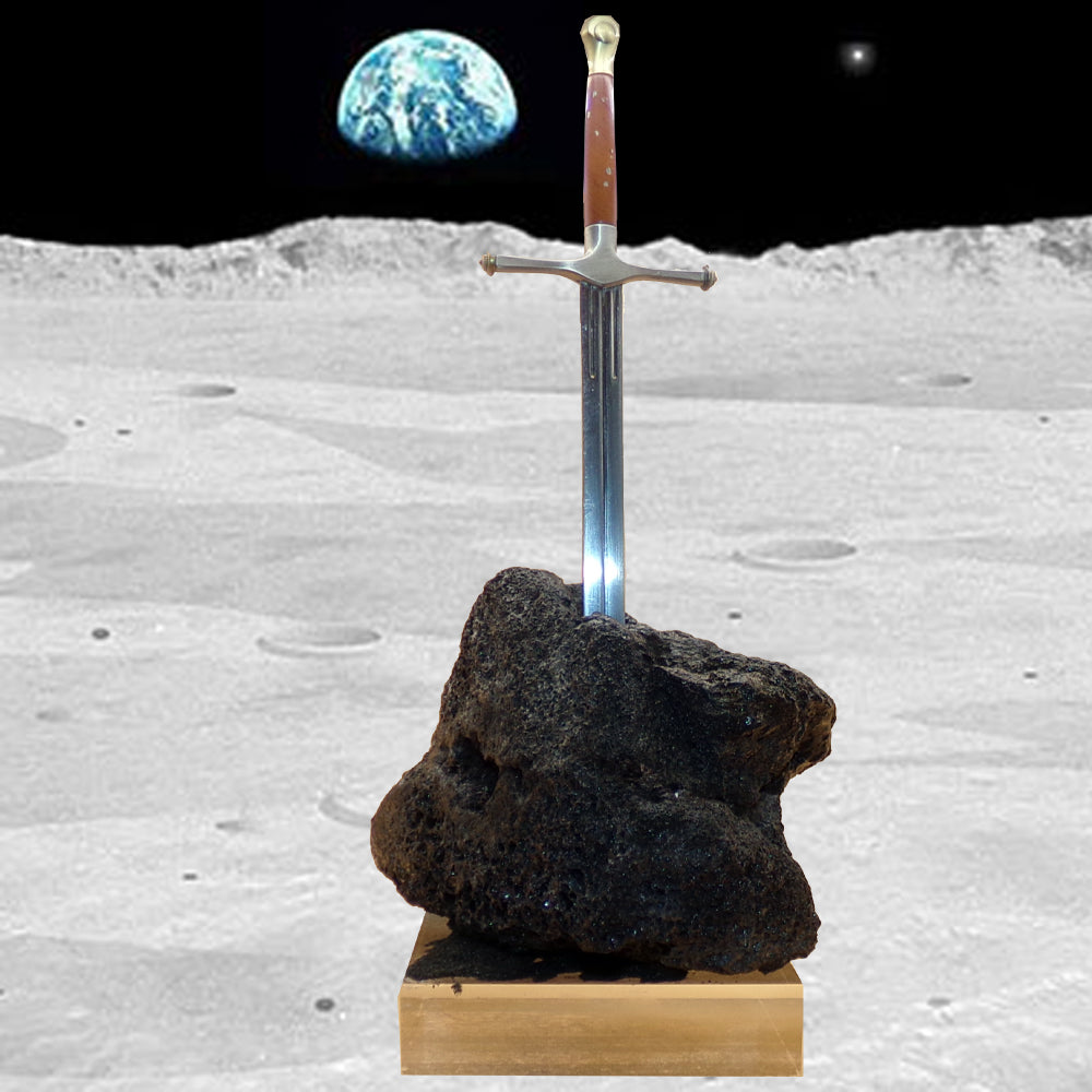 Sword In The Moon Rock Letter Opener