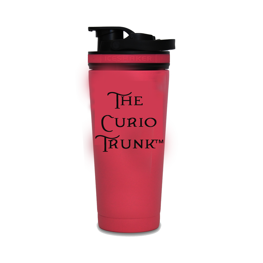 The Curio Trunk 26oz Pink Ice Shaker