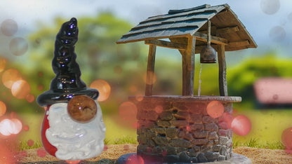 The Curio Trunk Hand Blown Glass Gnomes